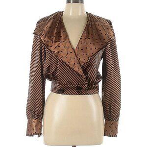 Richard Warren for Nordstrom Collectors Shop 100% Silk Blazer Size 8